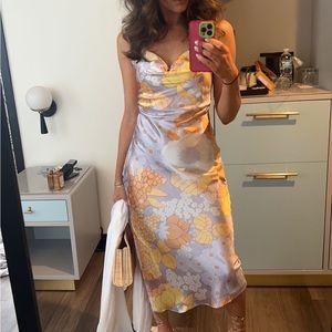 ASOS Floral Slip Dress size 2